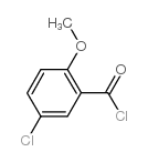 5-chloro-2-methoxybenzoyl chloride Structure