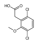 3,6-DICHLORO-2-METHOXYPHENYLACETIC ACID Structure