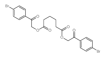 Hexanedioic acid,1,6-bis[2-(4-bromophenyl)-2-oxoethyl] ester picture