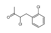 3-chloro-4-(2-chlorophenyl)n-butan-2-one Structure