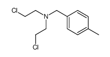 N,N-Bis(2-chloroethyl)-p-methylbenzylamine结构式