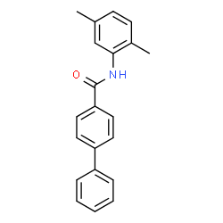 N-(2,5-Dimethylphenyl)-4-biphenylcarboxamide结构式