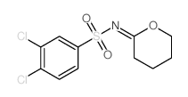 Benzenesulfonamide,3,4-dichloro-N-(tetrahydro-2H-pyran-2-ylidene)-结构式