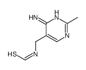 N-[(4-amino-2-methyl-5-pyrimidyl)methyl]thioformamide结构式