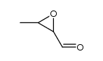 3-methyloxirane-2-carbaldehyde结构式