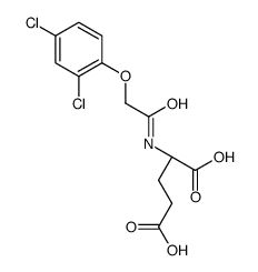 N-((2,4-Dichlorophenoxy)acetyl)-L-glutamic acid结构式