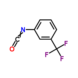 3-(三氟甲基)异氰酸苯酯结构式