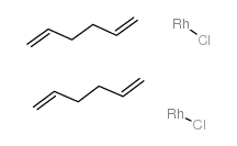 (1,5-己二烯)氯化铑(I)二聚体结构式
