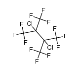 2,3-dichloro-1,1,1,4,4,4-hexafluoro-2,3-bis-trifluoromethyl-butane结构式