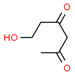 2,4-Hexanedione, 6-hydroxy- (9CI) Structure