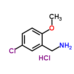 (5-氯-2-甲氧基苯基)甲胺盐酸盐结构式