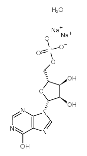 肌苷5-单磷酸二钠盐水合物结构式