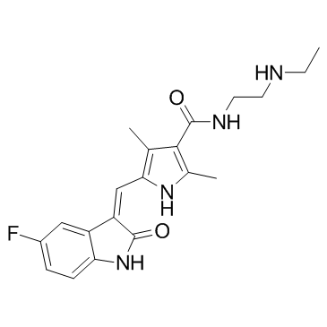 N-Desethyl Sunitinib structure