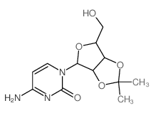 Cytidine,2',3'-O-(1-methylethylidene)- Structure