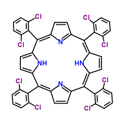5,10,15,20-四(2,6-二氯苯基)卟吩结构式
