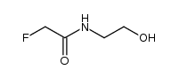 N-(2-hydroxyethyl)fluoroacetamide Structure