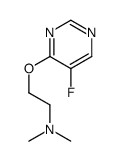 Ethanamine, 2-[(5-fluoro-4-pyrimidinyl)oxy]-N,N-dimethyl- (9CI)结构式