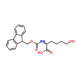 Nα-Fmoc-6-羟基正亮氨酸结构式
