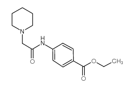 哌啶基乙酰胺苯甲酸乙酯结构式