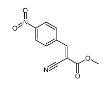 methyl 2-cyano-3-(4-nitrophenyl)prop-2-enoate结构式