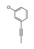 BENZENE, 1-CHLORO-3-(1-PROPYN-1-YL)- Structure