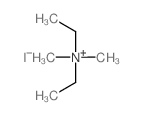 Diethyldimethylammonium iodide Structure