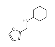 N-cyclohexyl-N-(2-furylmethyl)amine结构式