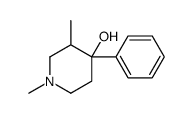 1,3-dimethyl-4-phenylpiperidin-4-ol Structure