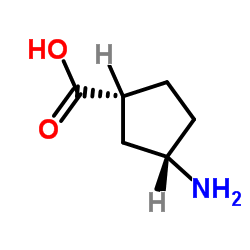 顺式-3-氨基环戊烷甲酸结构式