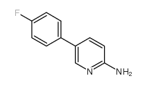 5-(4-氟苯基)-2-氨基吡啶结构式