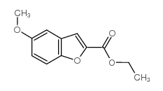 5-METHOXYBENZOFURAN-2-CARBOXYLIC ACID,ETHYL ESTER structure
