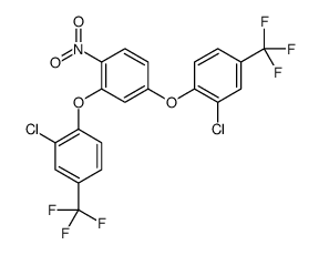 2-chloro-1-[3-[2-chloro-4-(trifluoromethyl)phenoxy]-4-nitrophenoxy]-4-(trifluoromethyl)benzene Structure