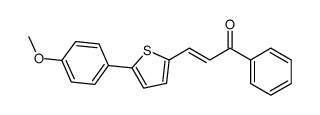 3-[5-(4-methoxyphenyl)thiophen-2-yl]-1-phenylprop-2-en-1-one结构式
