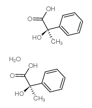 Benzeneacetic acid, a-hydroxy-a-methyl- Structure