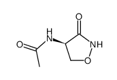 N-[(R)-3-Oxoisoxazolidin-4-yl]acetamide结构式