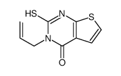 3-烯丙基-2-疏基噻吩并[3,2-d]嘧啶-4(3h)-酮结构式