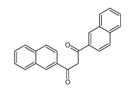 1,3-二(萘-2-基)丙-1,3-二酮结构式