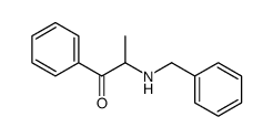2-(benzylamino)-1-phenylpropan-1-one结构式
