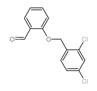 2-[(2,4-二氯苄基)氧基]苯甲醛结构式