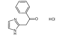 2-phenacyl-1H-imidazole hydrochloride结构式