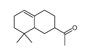 1-(1,2,3,4,6,7,8,8a-octahydro-8,8-dimethyl-2-naphthyl)ethan-1-one Structure