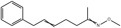 7-Phenyl-5-hepten-2-one O-methyl oxime结构式
