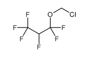 1-(chloromethoxy)-1,1,2,3,3,3-hexafluoropropane结构式