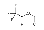 2-(chloromethoxy)-1,1,1,2-tetrafluoroethane Structure