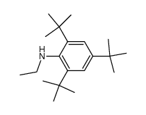 N-ethyl-2,4,6-tri-t-butylaniline结构式