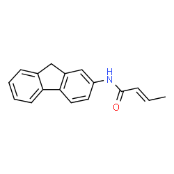 N-(9H-Fluoren-2-yl)-2-butenamide Structure