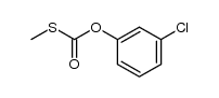 O-(3-chlorophenyl) S-methyl carbonothioate结构式
