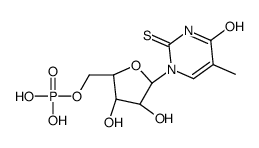 [(2R,3S,4R,5R)-3,4-dihydroxy-5-(5-methyl-4-oxo-2-sulfanylidenepyrimidin-1-yl)oxolan-2-yl]methyl dihydrogen phosphate Structure