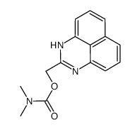 1H-perimidin-2-ylmethyl N,N-dimethylcarbamate结构式