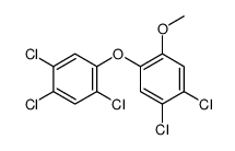 1,2,4-trichloro-5-(4,5-dichloro-2-methoxyphenoxy)benzene Structure